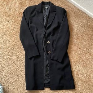 Knee length blazer